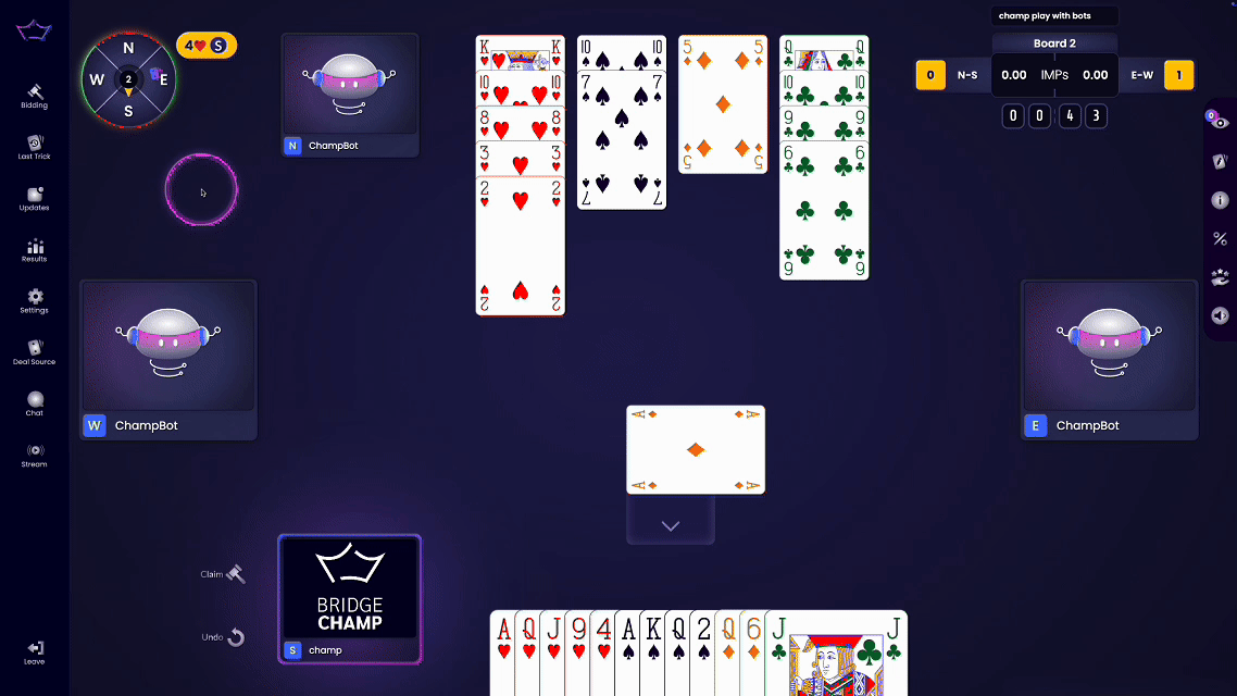 Left Game Menu