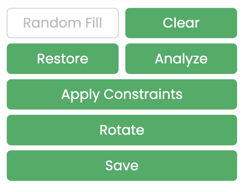 Editor button controls