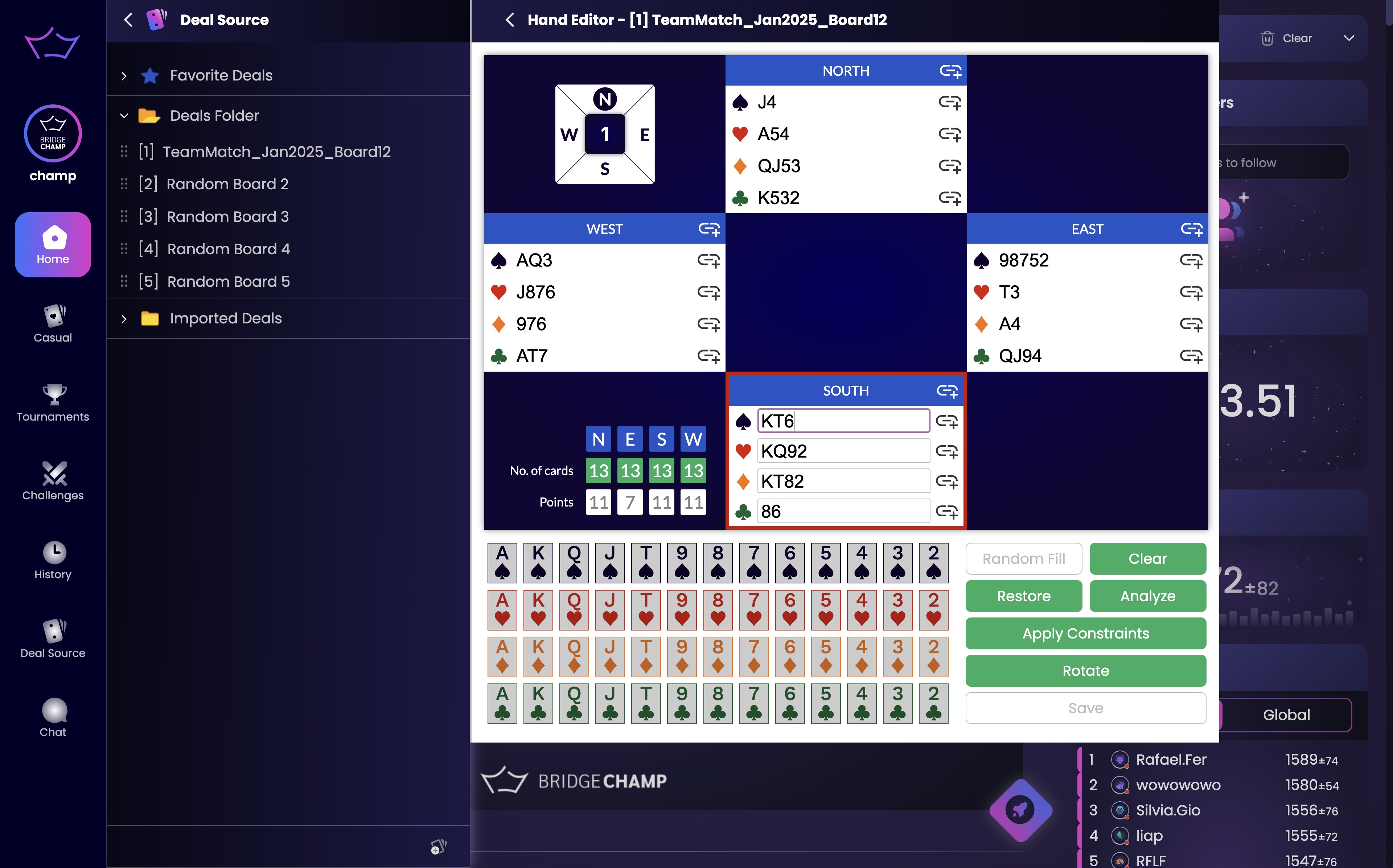Overview of Deal Source interface