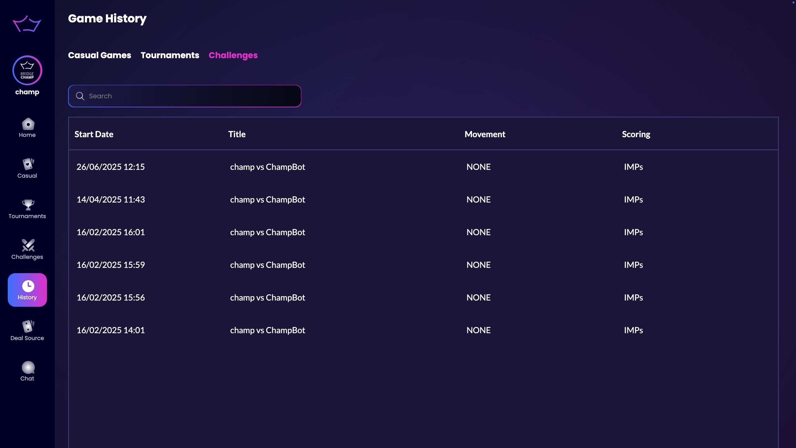 Challenges Overview